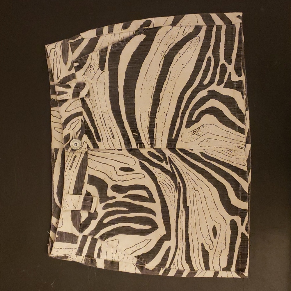 ROGAN Zebra lowrise Miniskit Size 3 Grunge Punk Y2K